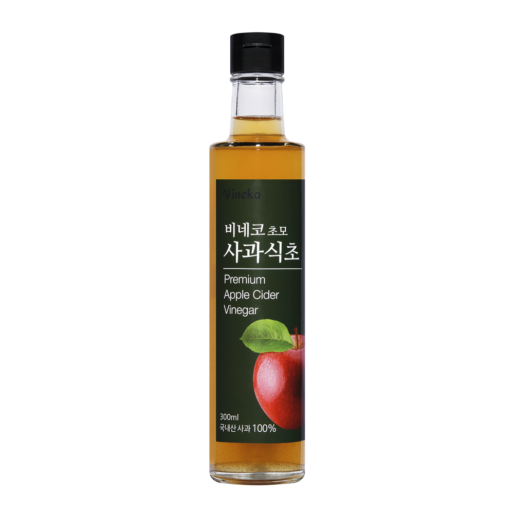 [4개 구매시 +1 추가] 비네코 천연 사과 식초 100% 애플사이다비니거 천연 발효식초 애사비 효능 - 상품 이미지
