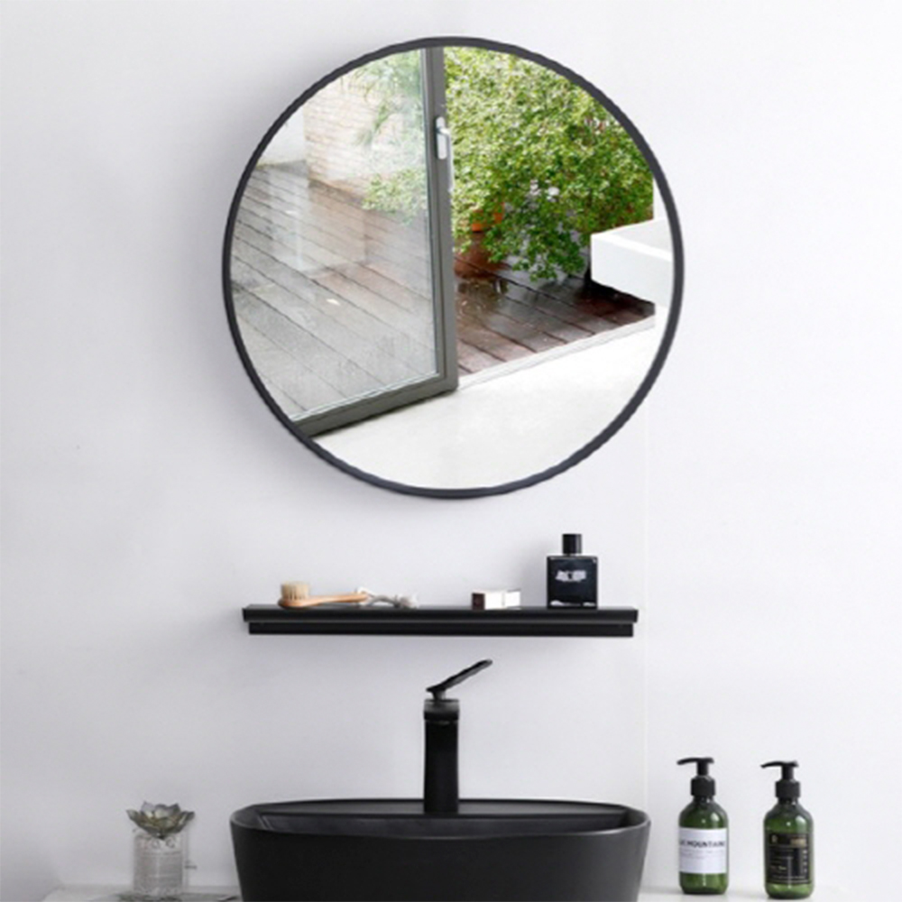 벽에 붙이는거울 원형거울 40cm 화장대 세면대 욕실거울