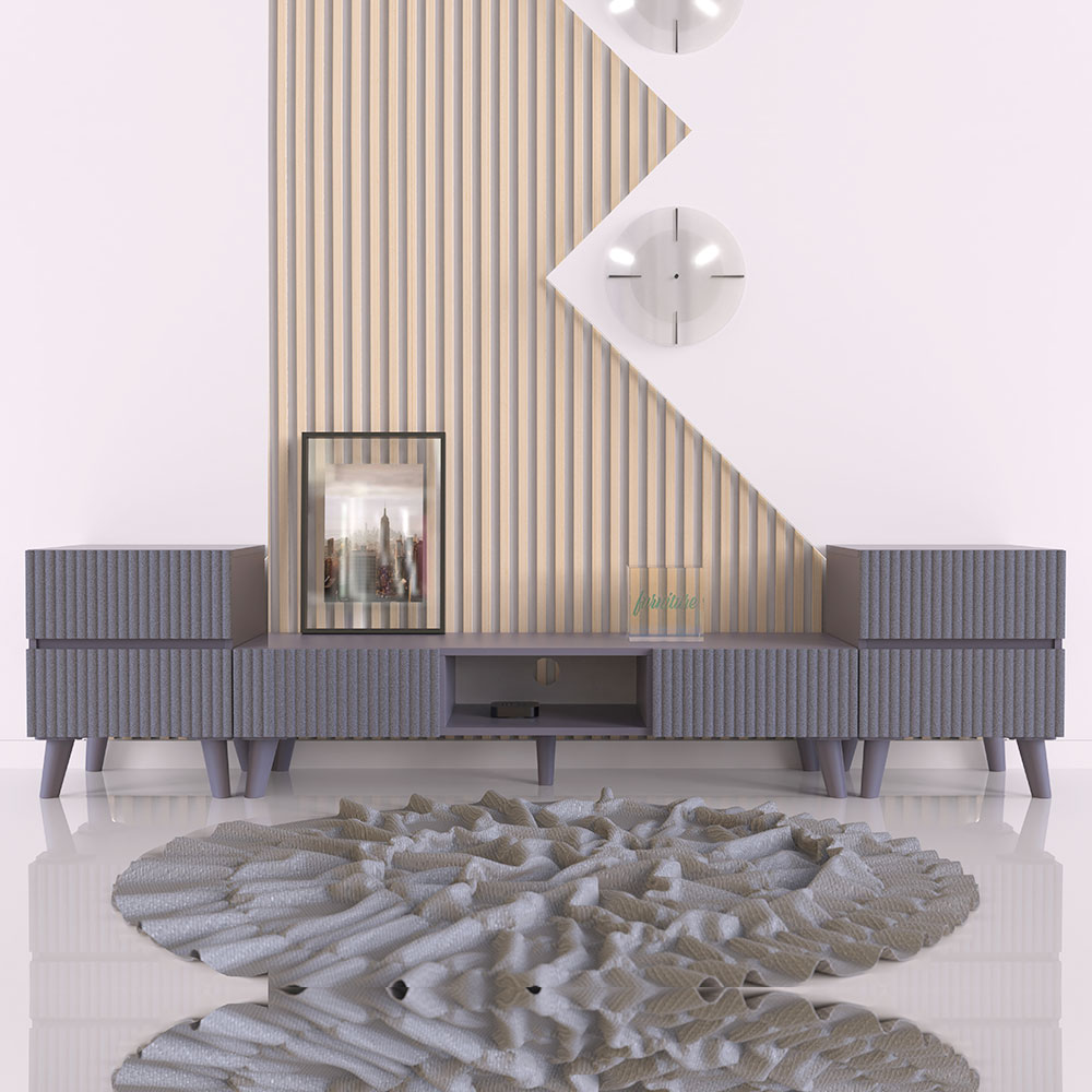 마하 낮은 티비 서랍장 거실장 2000