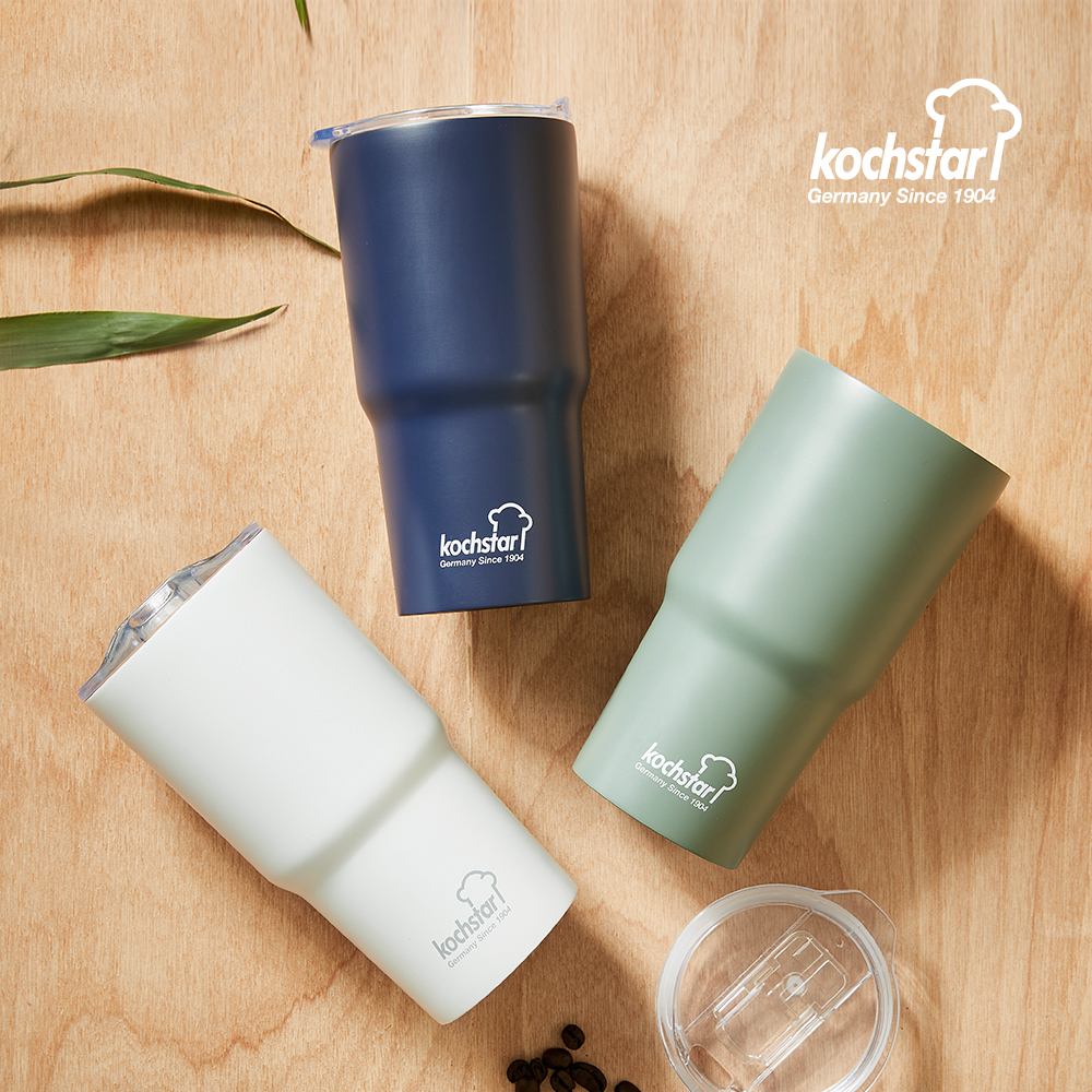 ⭐텀블러 추가 증정⭐ 콕스타 스텐 대용량 보온 보냉 손잡이 텀블러 컵 600ml 1+1 - 상세 이미지 3