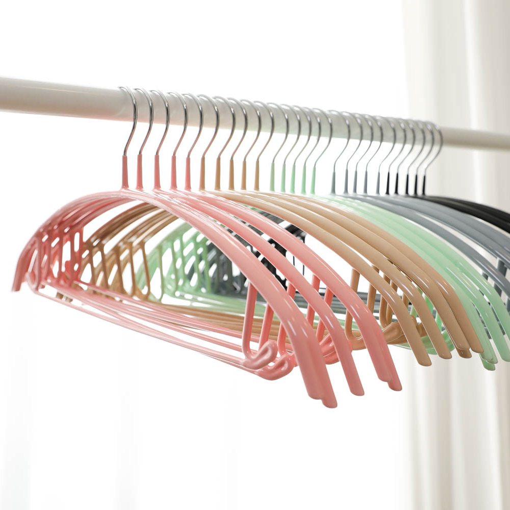 어깨뿔 미끄럼 방지 논슬립 라운드 옷걸이 5p