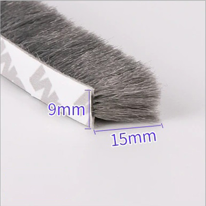 샷시 모헤어 샤시 현관문 문풍지 창문 틈새막이 창틀막이 벌레차단 외풍차단 틈막이 5mm - 상세 이미지 5