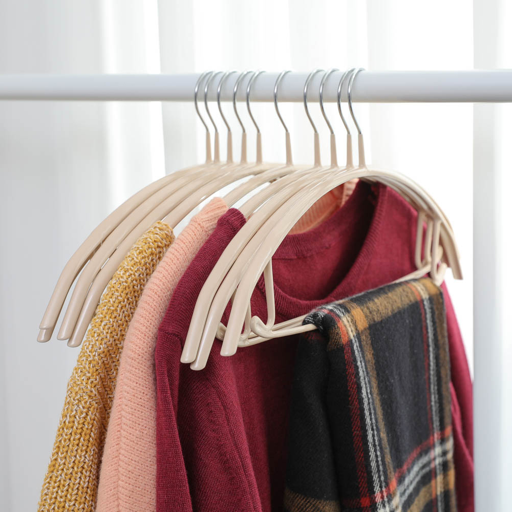 어깨뿔 미끄럼 방지 논슬립 라운드 옷걸이 5p