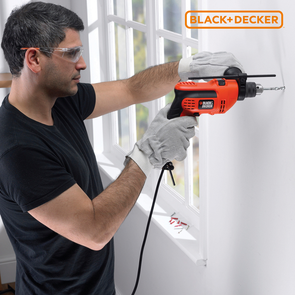 블랙앤데커 710W 유선 햄머 전동 전기드릴 KR704REK 콘크리트뚫기