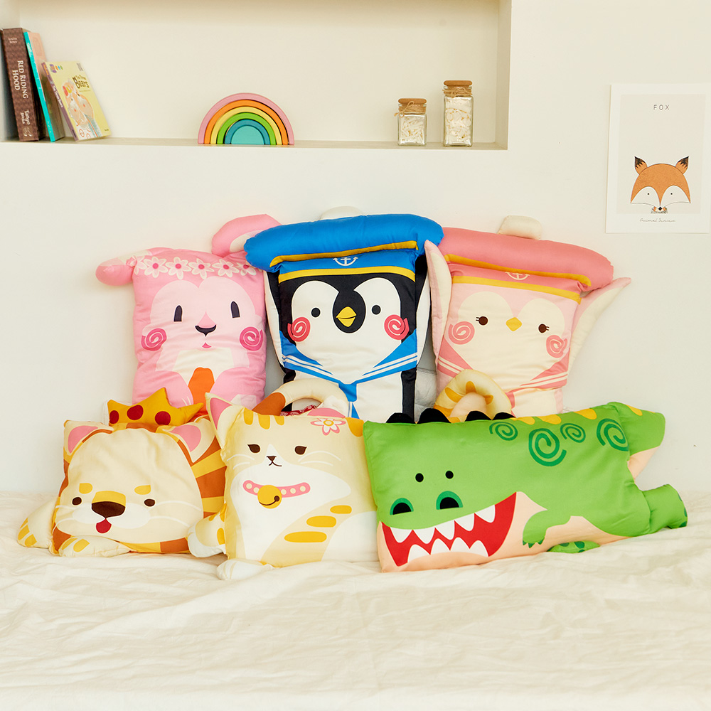 우유베개 키즈 드림프렌즈 애착 베개커버 아기 베겟잎 베갯잇 6types