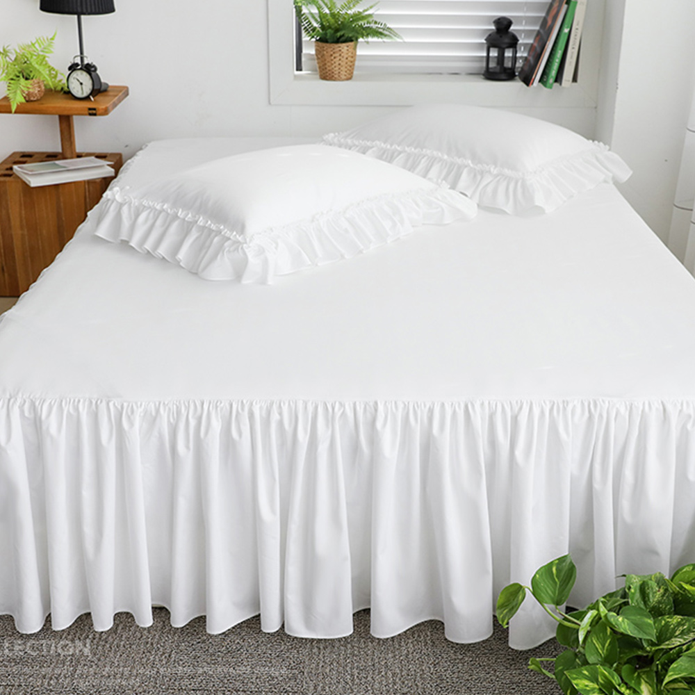 60수 고밀도 로맨틱 프릴 베드스커트 [11 colors]