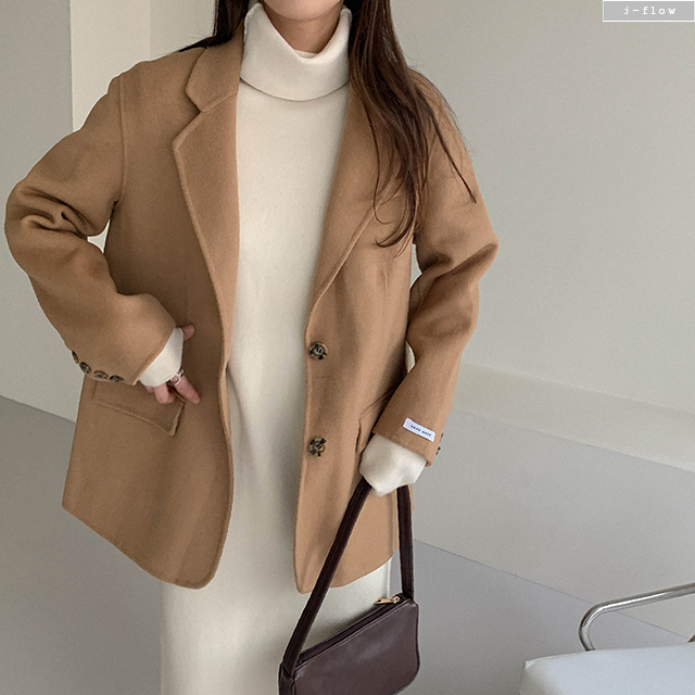 부드러운 울 캐시미어 폴라 롱 니트원피스 5color 가을 겨울 도톰 비스코스 제이플로우