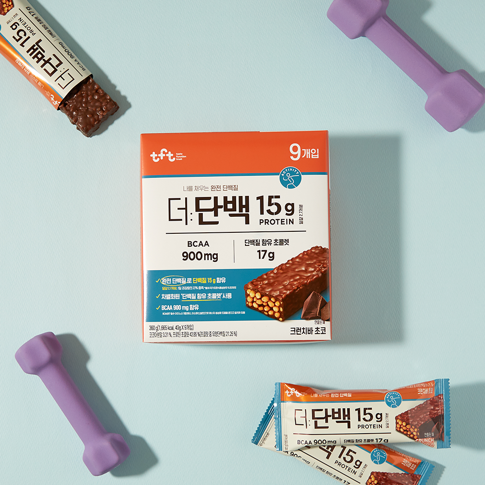 빙그레 더단백 프로틴바 크런치바 초코 9개입+피넛버터 9개입 상세 이미지 4