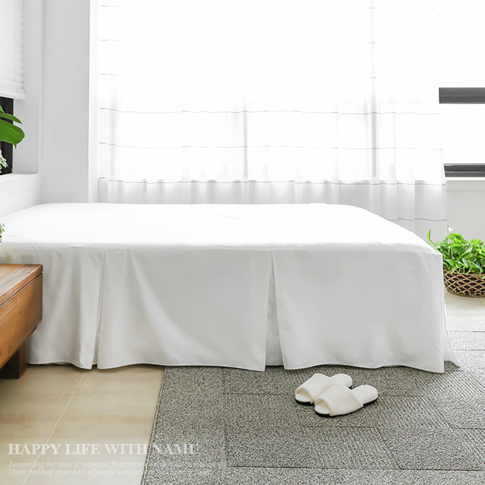 60수 고밀도 맞주름 베드스커트 [11 colors]