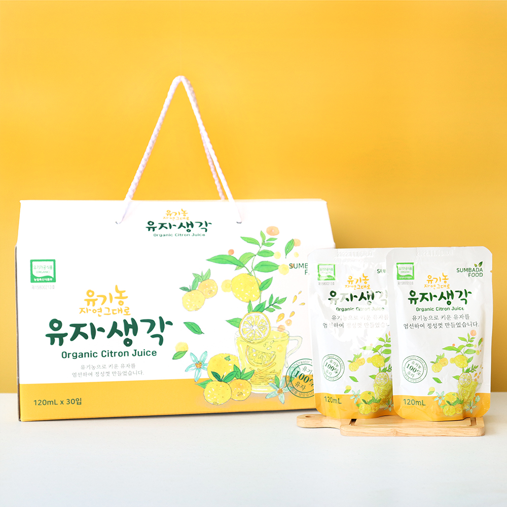 (유기농) 유자생각 120ml 30개입