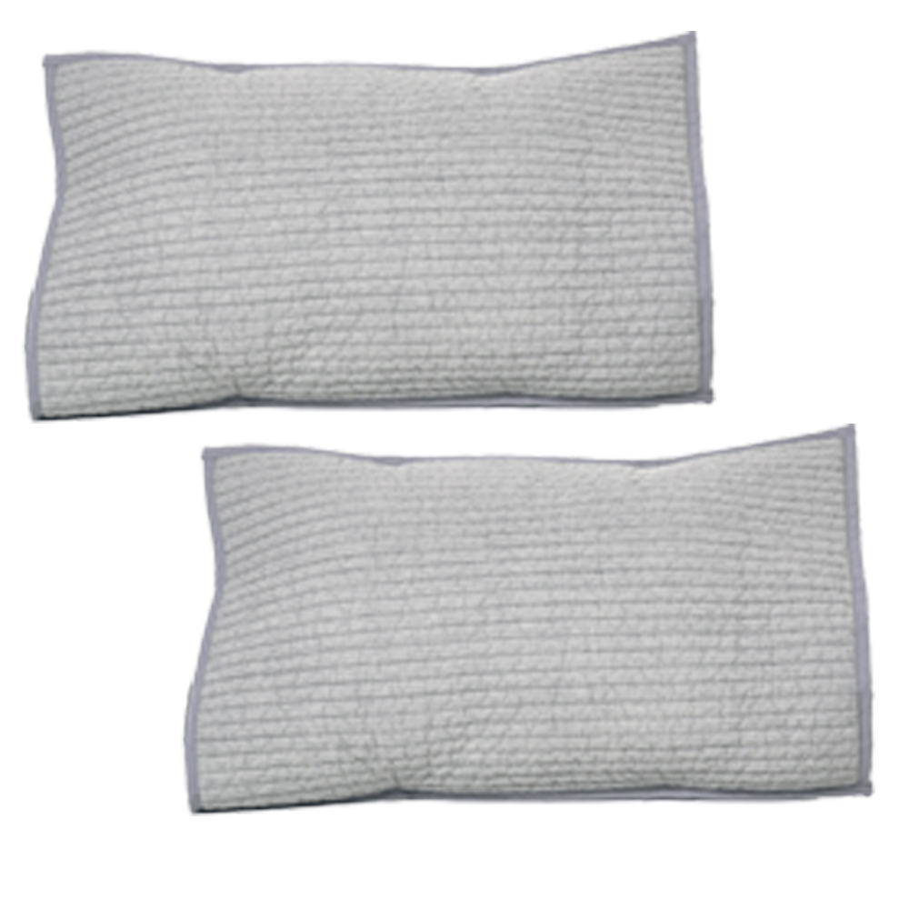 1+1 엄작 매일 바꿔쓰는 교체형 데일리 순면 누빔 베개 덮개 커버 40x60