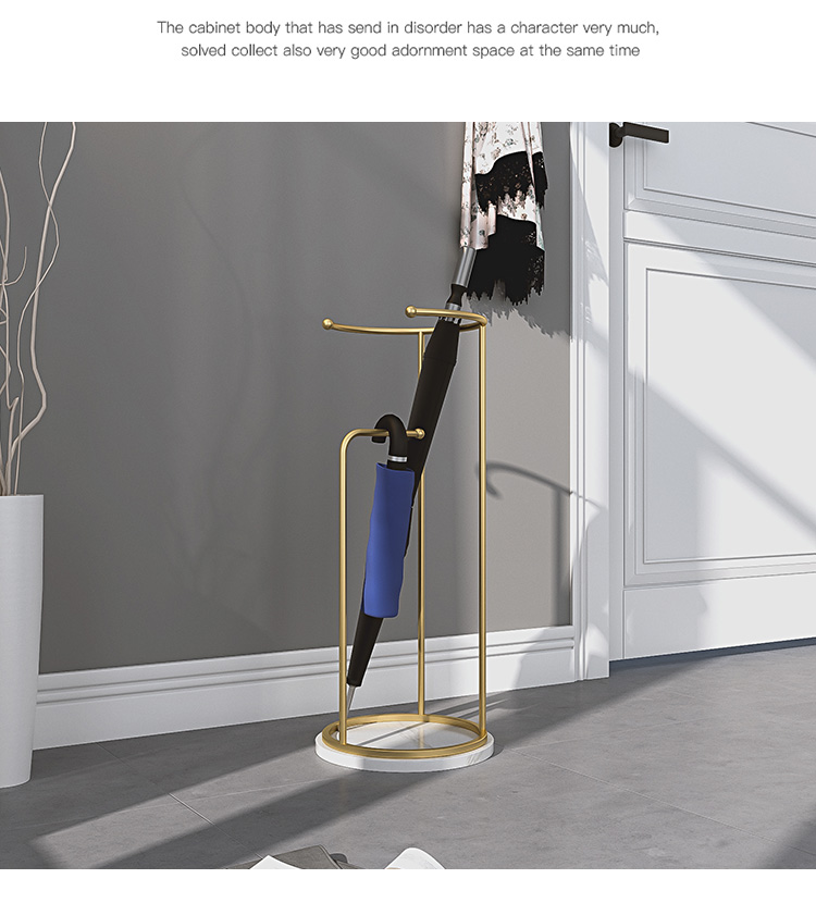 북유럽 골드 대리석 우산 꽂이 모던 앤틱 디자인 철제 정리대