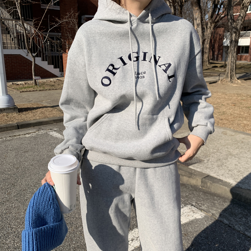 편한 일자 여성 조거팬츠 트레이닝 밴딩바지 여성 배기팬츠 - 상세 이미지 2