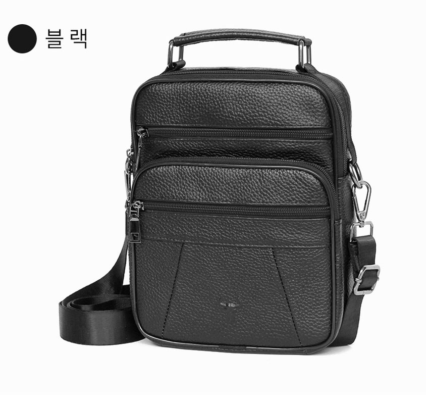 소가죽 메신저백 남성 크로스백 남성 가죽 미니백 남자성경책 가방 - 상세 이미지 2