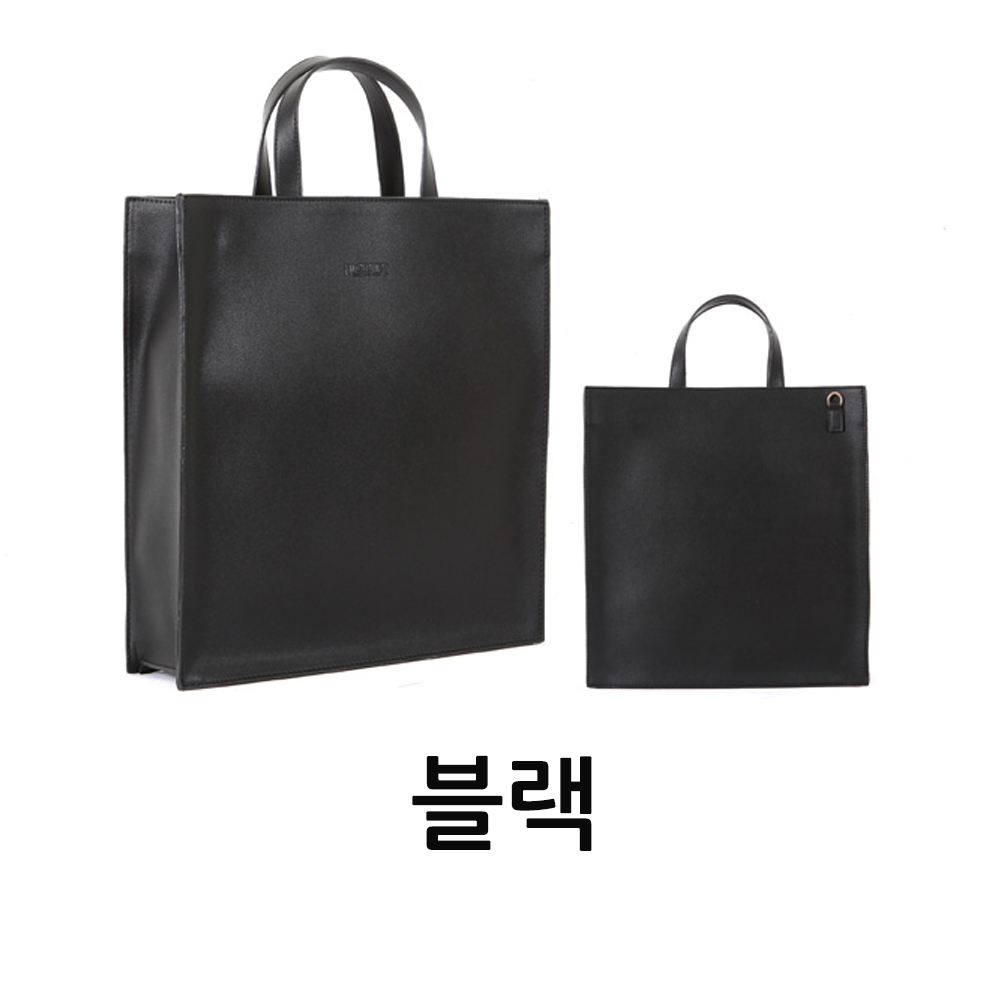 직장인 여성 서류가방 여자 대학생 여대생 A4 수납 가방 손목 팔목 토드 크로스 가방 - 상세 이미지 2