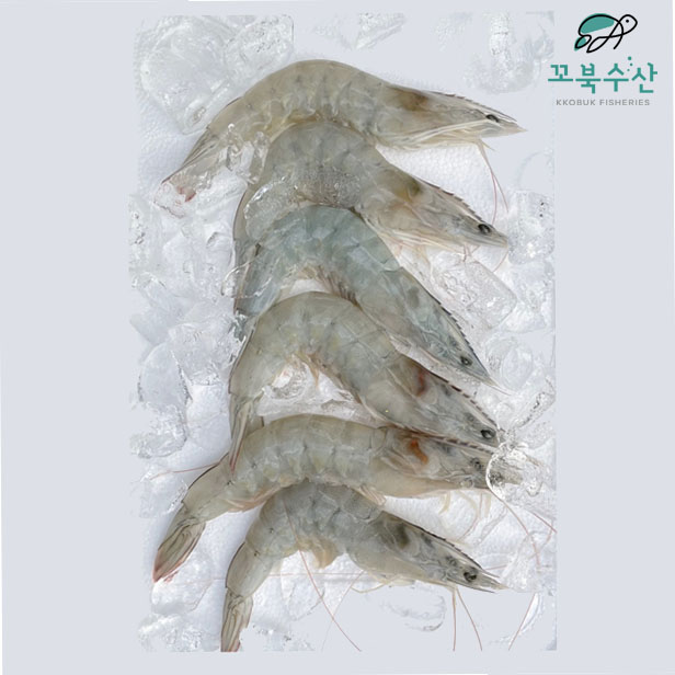 냉동 흰다리새우 2kg 대하 중하 소금구이 간장새우 에콰 사우디 페루
