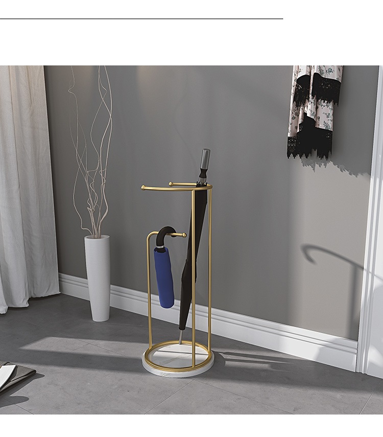북유럽 골드 대리석 우산 꽂이 모던 앤틱 디자인 철제 정리대