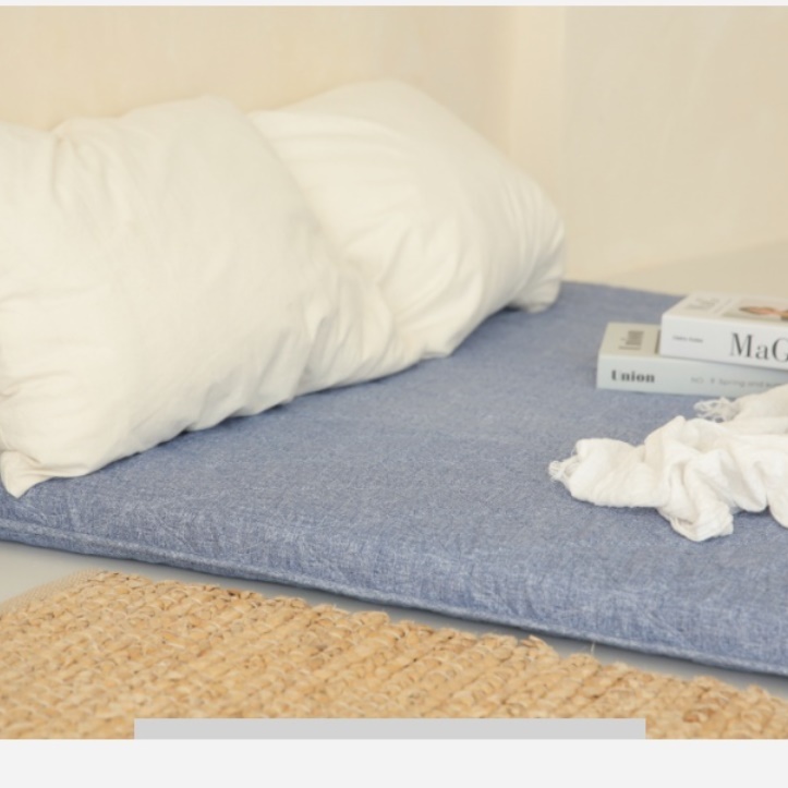 두꺼운 1인용 바닥에 까는 이불 바닥 요매트 손님용 이불