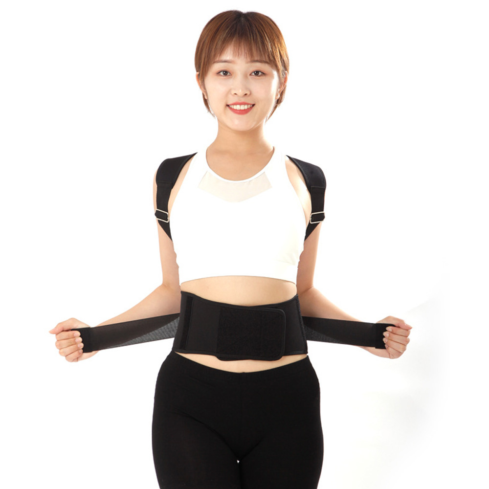 바른 자세 라운드숄더 교정밴드 어깨밸런스 굽은 등 허리 척추 밸런스 밴드 - 상세 이미지 4