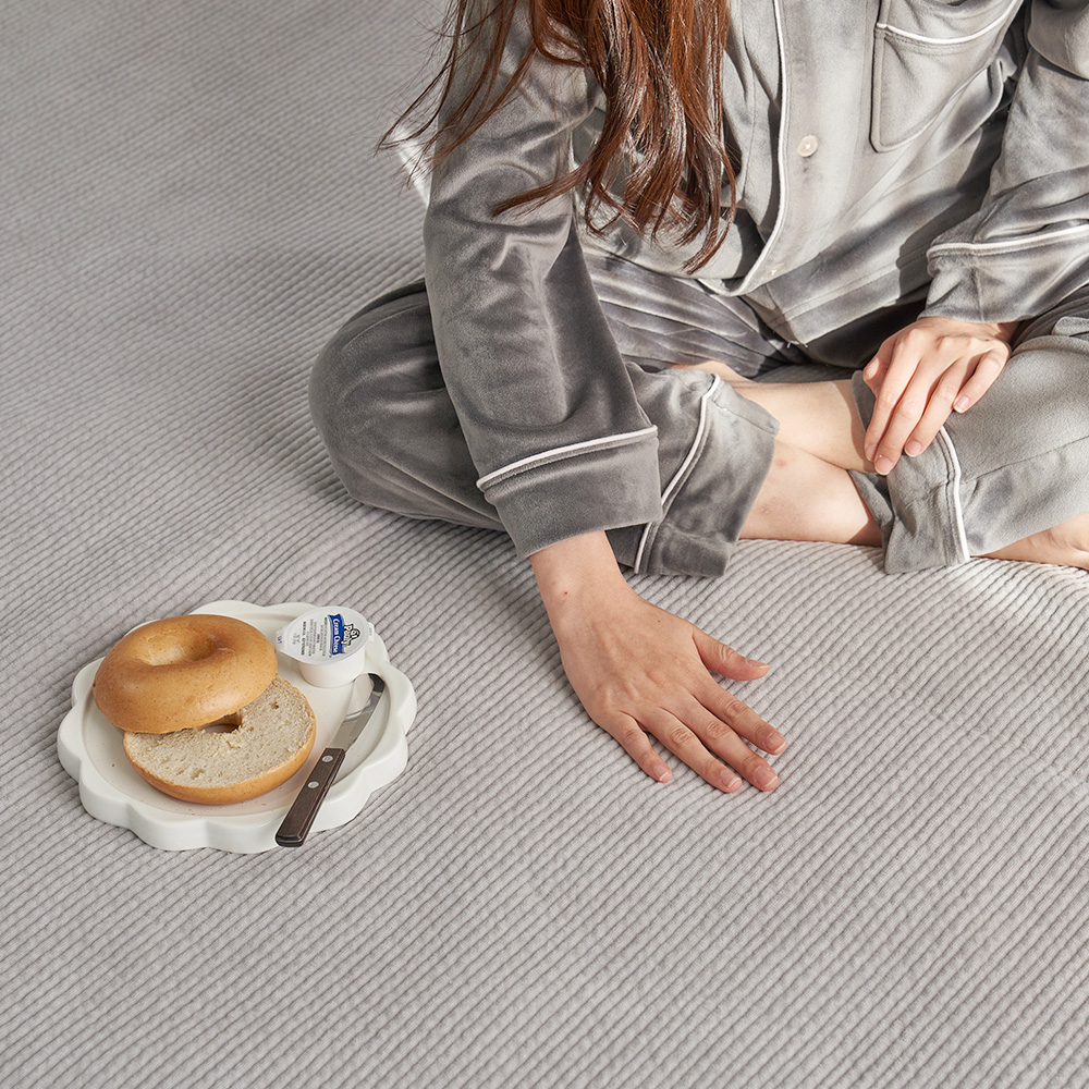 정전기 걱정 없는 모달 벨로아 겨울 극세사 침대패드 목화솜패드