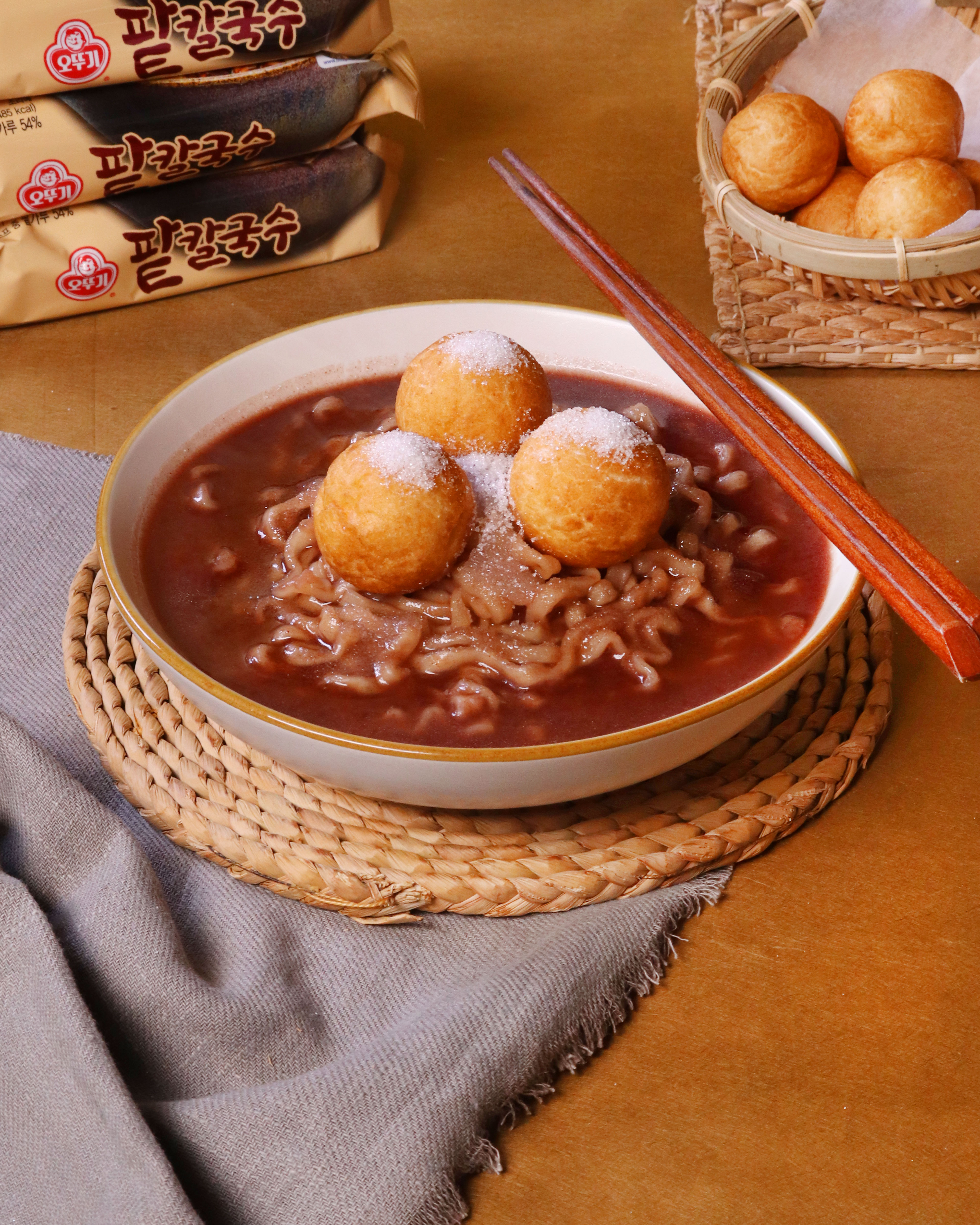 오뚜기 팥칼국수 120g, 4개 - 상세 이미지 2