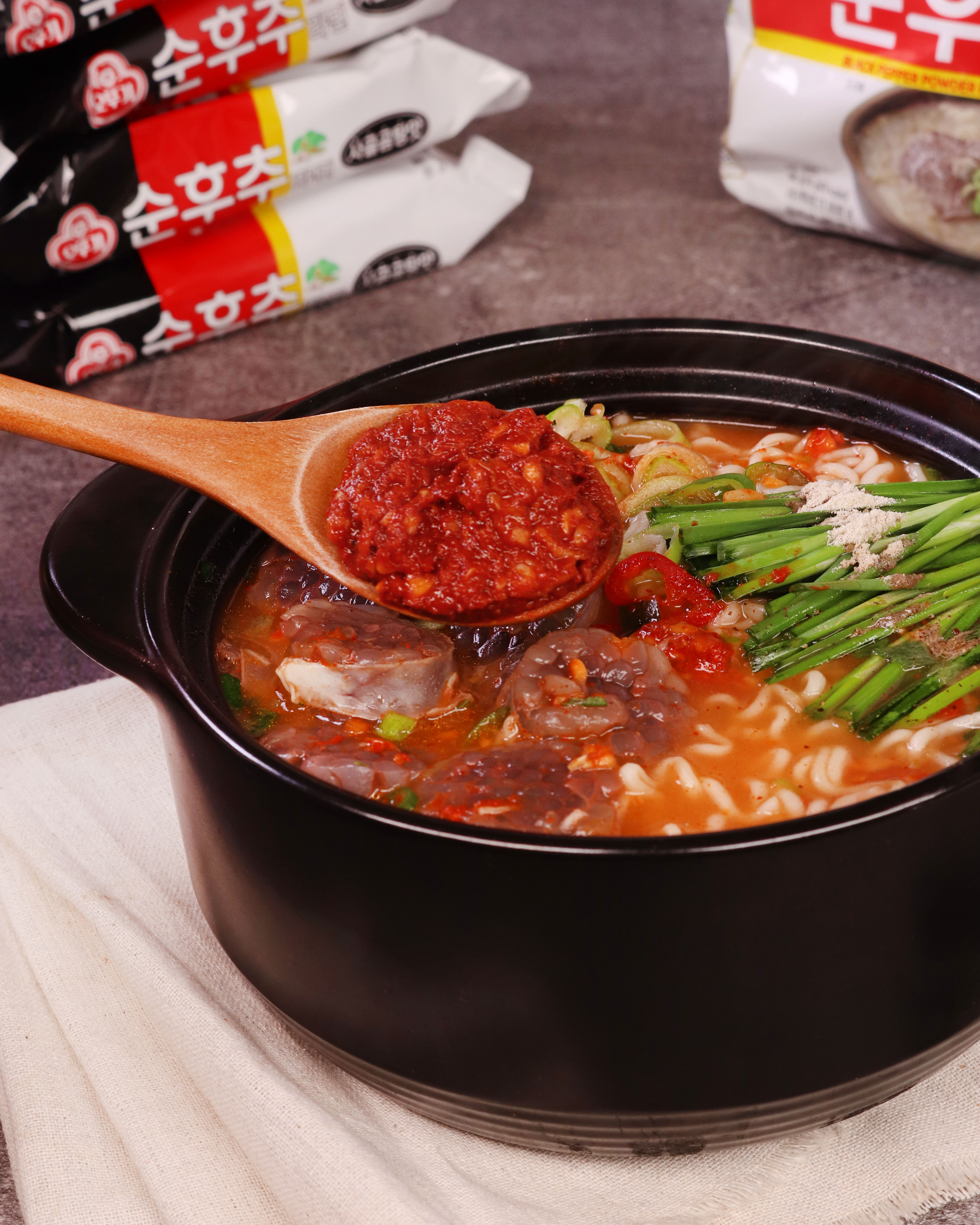 오뚜기 순후추라면 사골곰탕맛 110g, 4개 - 상세 이미지 5