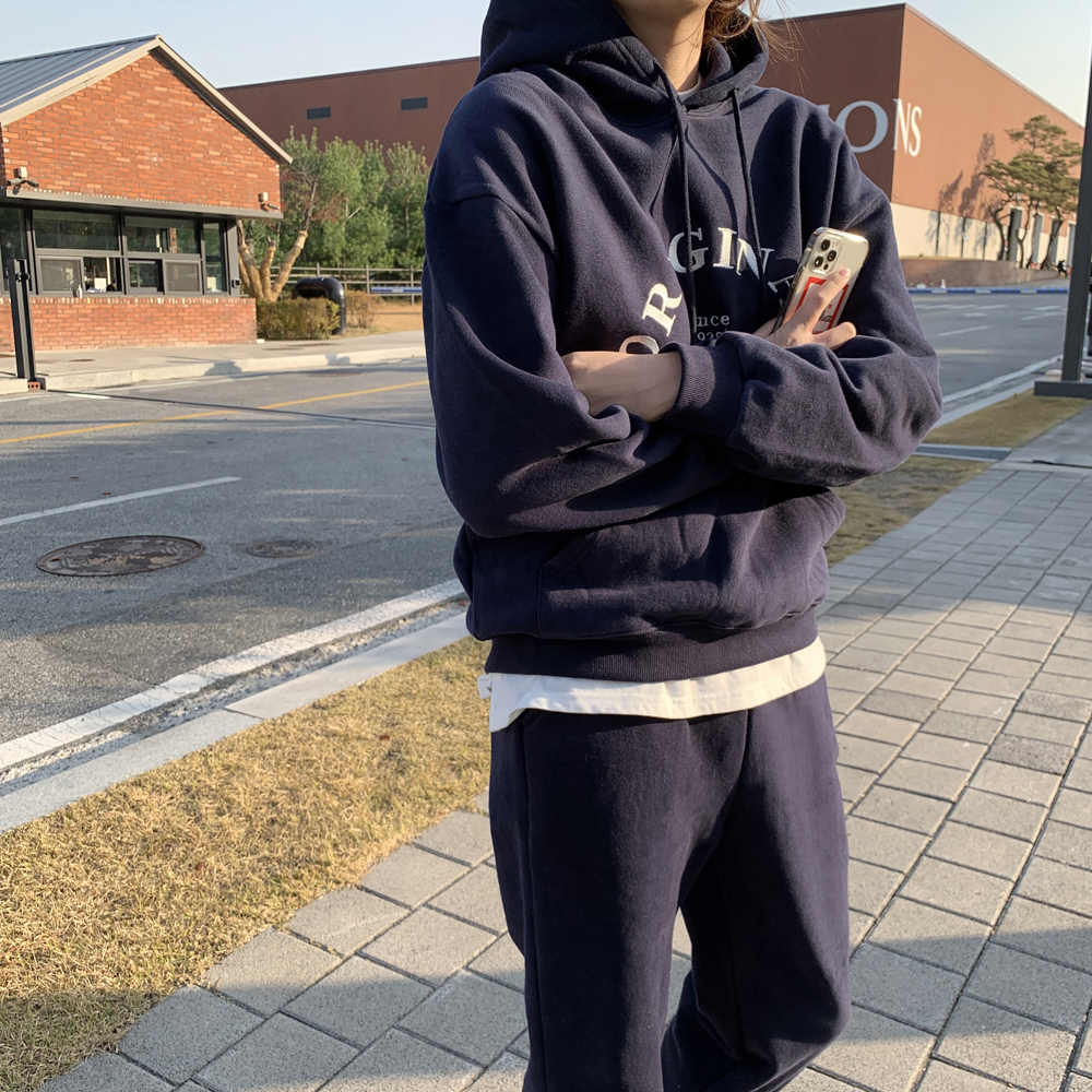 편한 일자 여성 조거팬츠 트레이닝 밴딩바지 여성 배기팬츠 - 상세 이미지 5