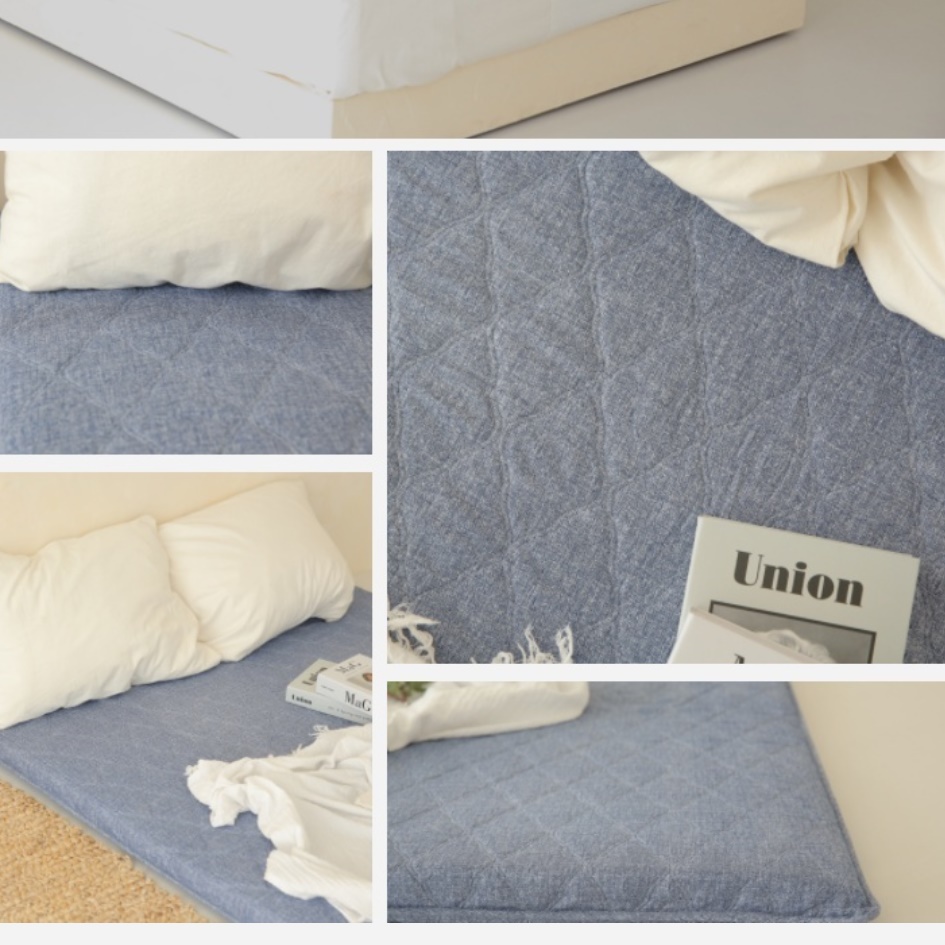 두꺼운 1인용 바닥에 까는 이불 바닥 요매트 손님용 이불