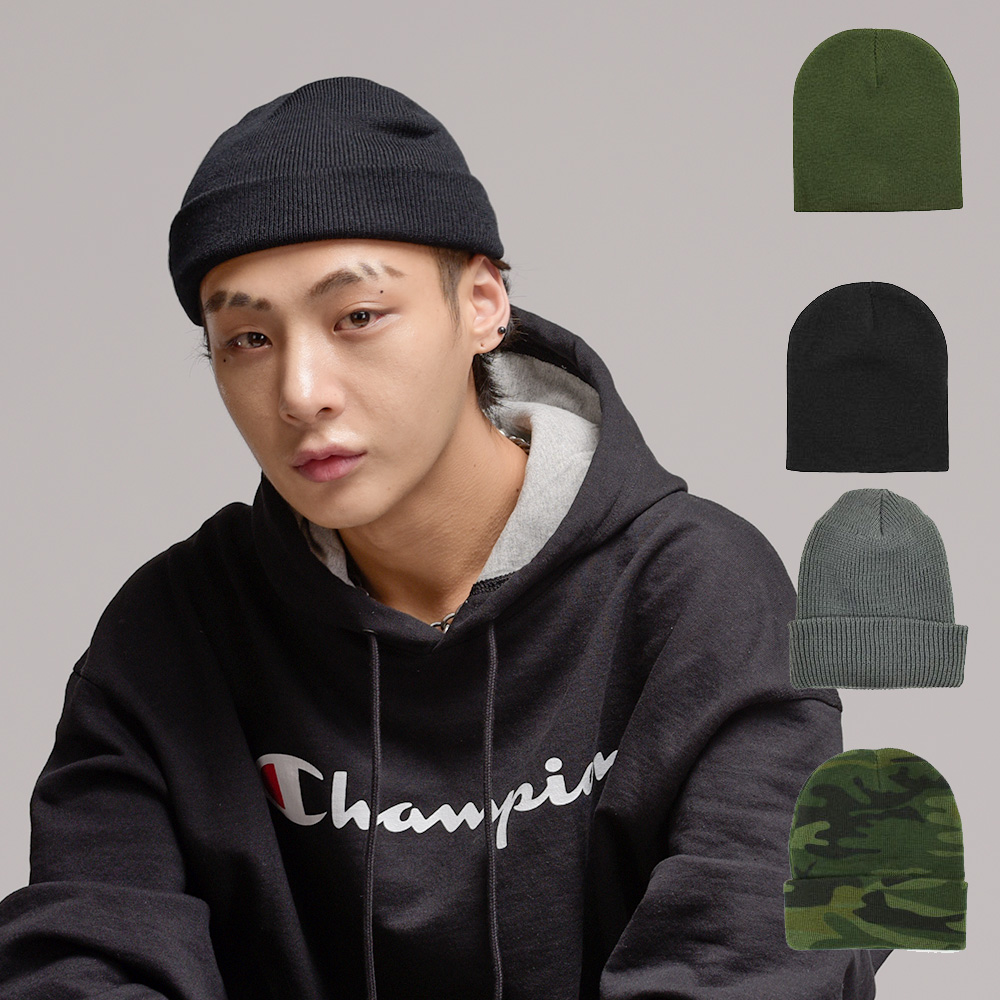 로스코 남자 여자 숏 비니 와치캡 털 비니 니트 겨울모자