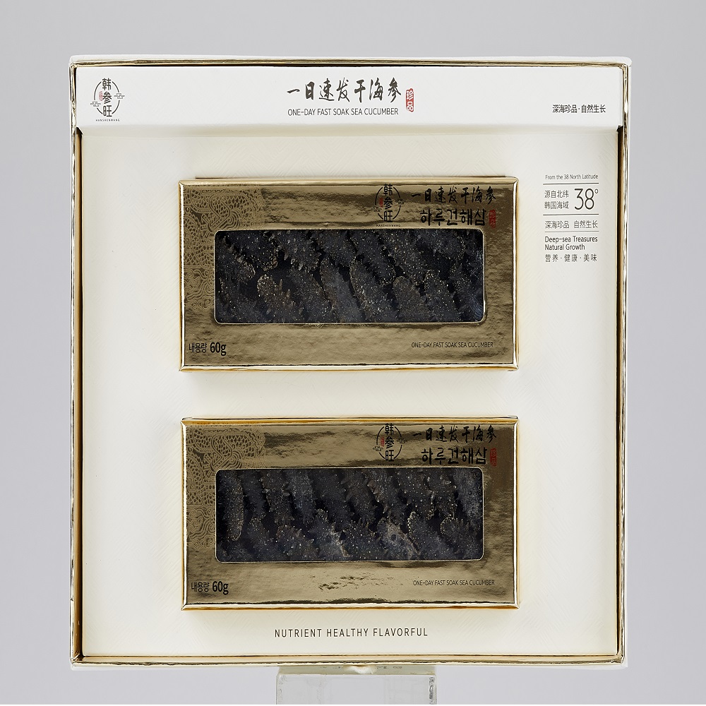 한삼왕 백령도 자연산 하루건해삼 선물세트 120g 전가복 해삼탕 불도장 셰프용 - 상세 이미지 3