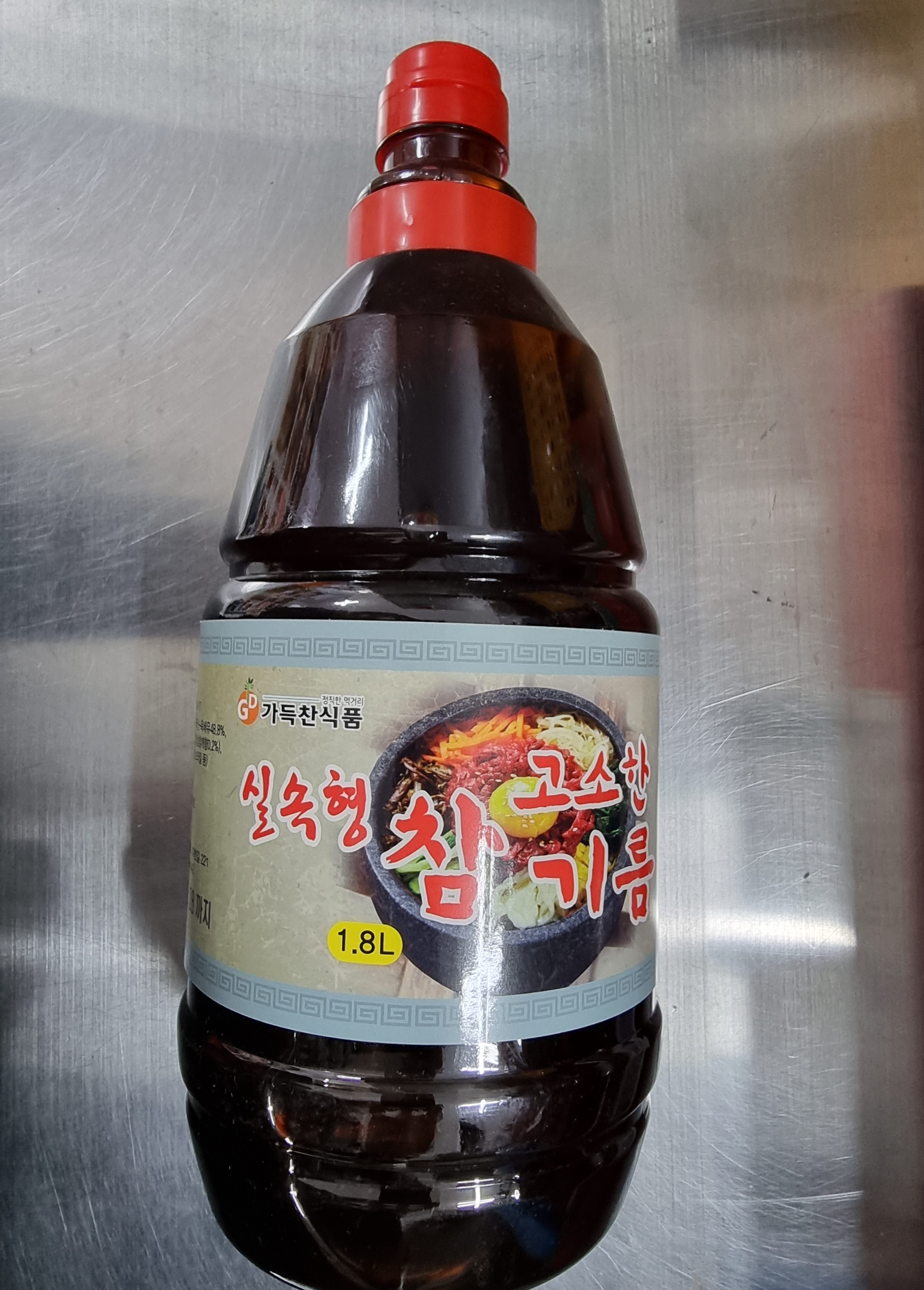 가득찬식품 실속형 참고소한기름 1.8L 맛기름 참향기름 참기름 - 상품 이미지
