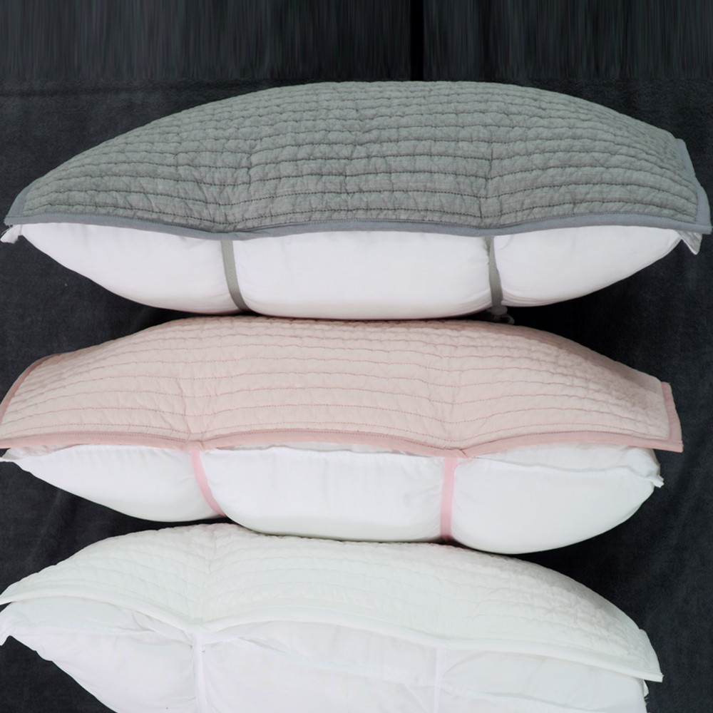 엄작 매일 바꿔쓰는 데일리 순면 피그먼트 누빔 베개 커버 덮개 패드 베갯잇 베겟잎 4060