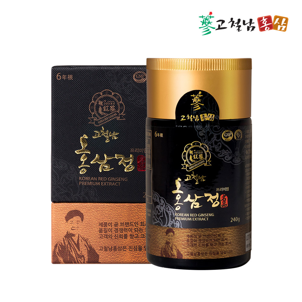 6년근 프리미엄 홍삼정 240g / 떠먹는 홍삼농축액 고철남홍삼