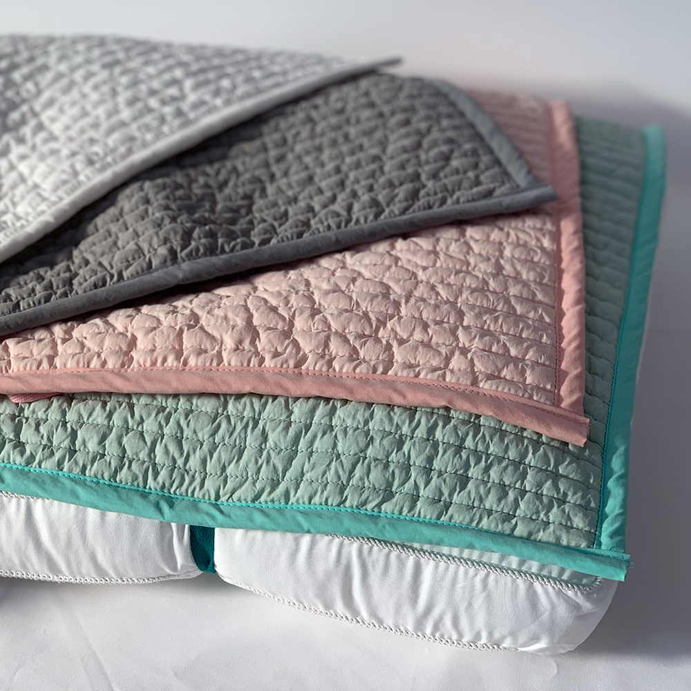 엄작 매일 바꿔쓰는 데일리 순면 피그먼트 누빔 베개 커버 덮개 패드 베갯잇 베겟잎 4060