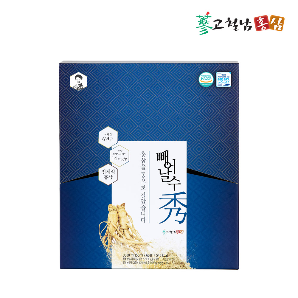 프리미엄 전체식 홍삼진액 빼어날 수 60포, 1개 - 상세 이미지 2