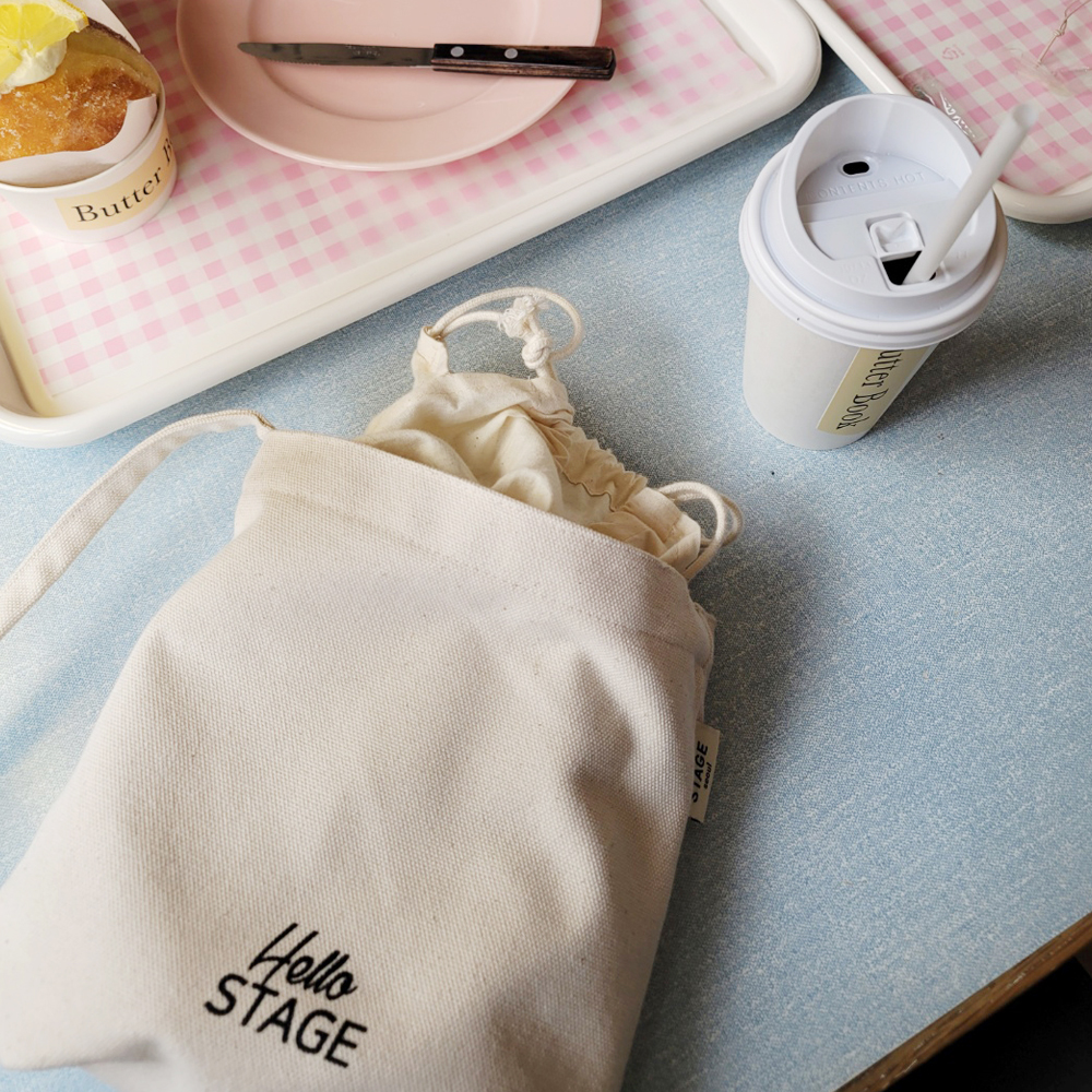 미니 크로스 백 핸드폰 가방 [코튼 캔버스]