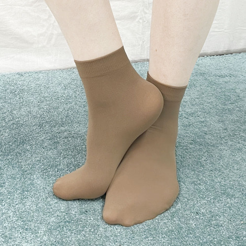 레티지아 멀티 양말 스타킹 3족 중목 정장스타킹 구두양말 여성 발목 삭스 - 상세 이미지 2