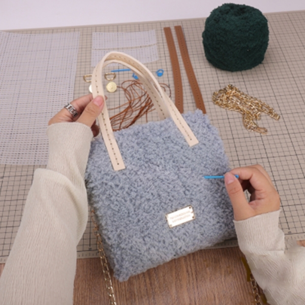 코바늘 가방 뜨기 만들기 DIY 키트 3종 [뜨개질 망스티치 네트 손뜨개 취미 공예] - 상품 이미지