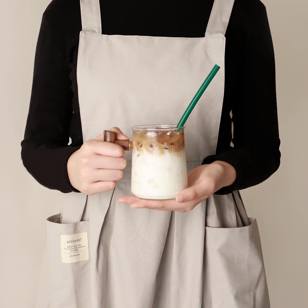 핫버튼 실리콘 빨대 실제 사용 모습