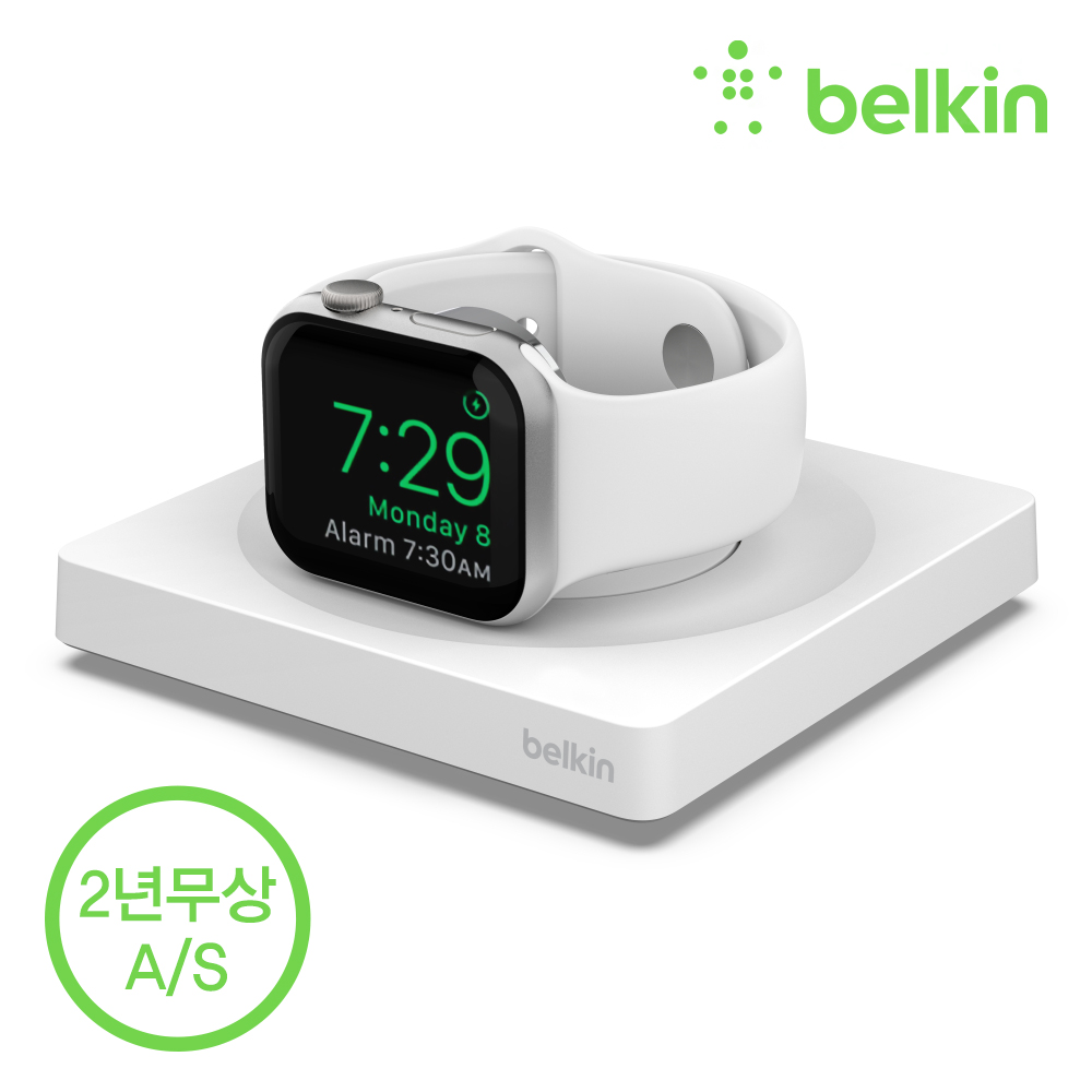 벨킨 부스트업 프로 애플워치 휴대용 고속 충전기 WIZ015bt 애플워치8 울트라 SE 호환 초고속 충전 스탠드 - 상세 이미지 5