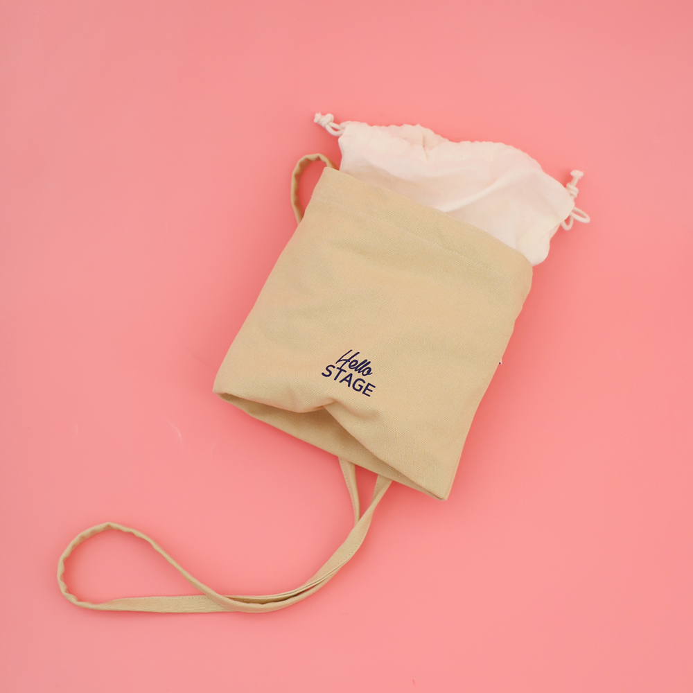 미니 크로스 백 핸드폰 가방 [코튼 캔버스]