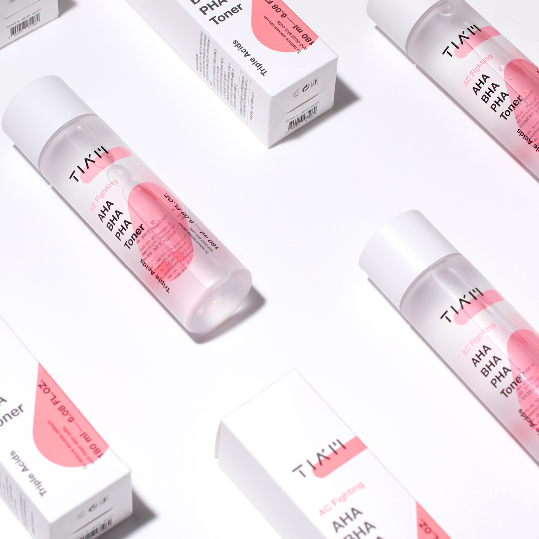 티암 AHA BHA PHA 여드름 토너 180ml / 좁쌀 트러블 화이트헤드 각질 필링 피지 제거 - 상세 이미지 5