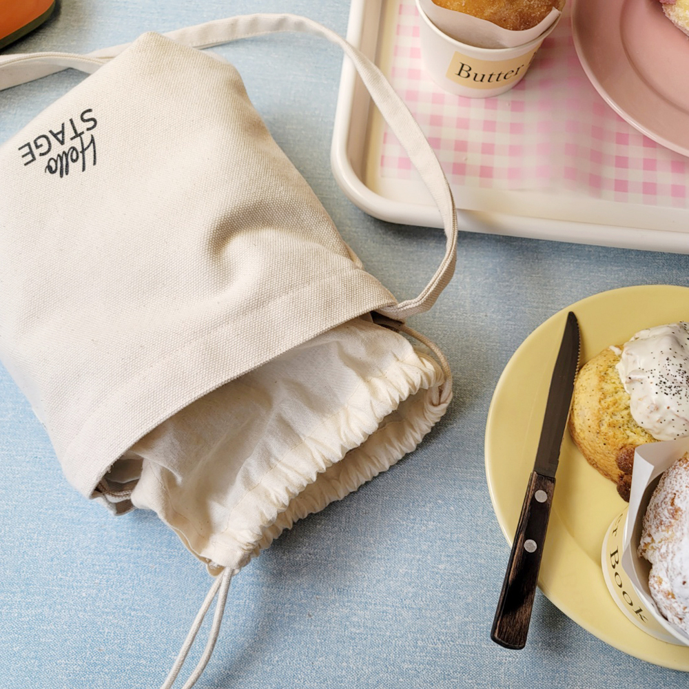 미니 크로스 백 핸드폰 가방 [코튼 캔버스]