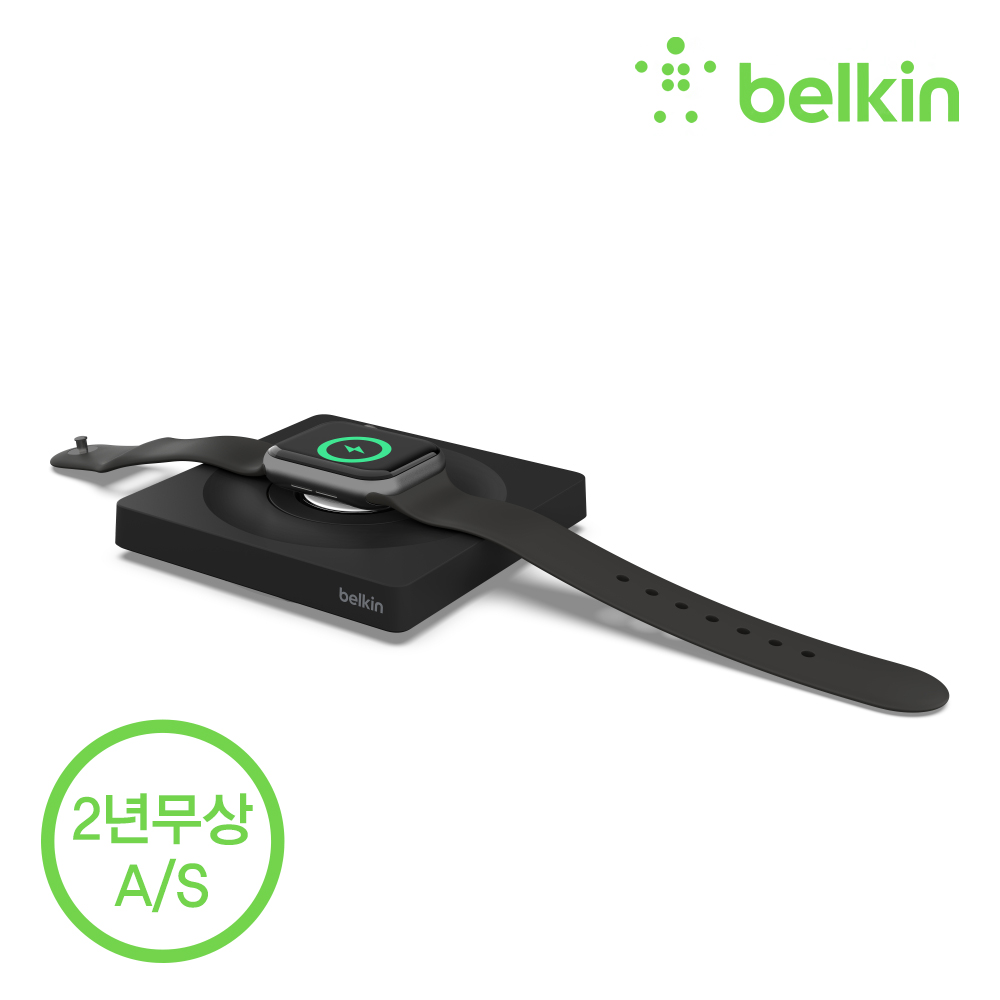 벨킨 부스트업 프로 애플워치 휴대용 고속 충전기 WIZ015bt 애플워치8 울트라 SE 호환 초고속 충전 스탠드 - 상세 이미지 4