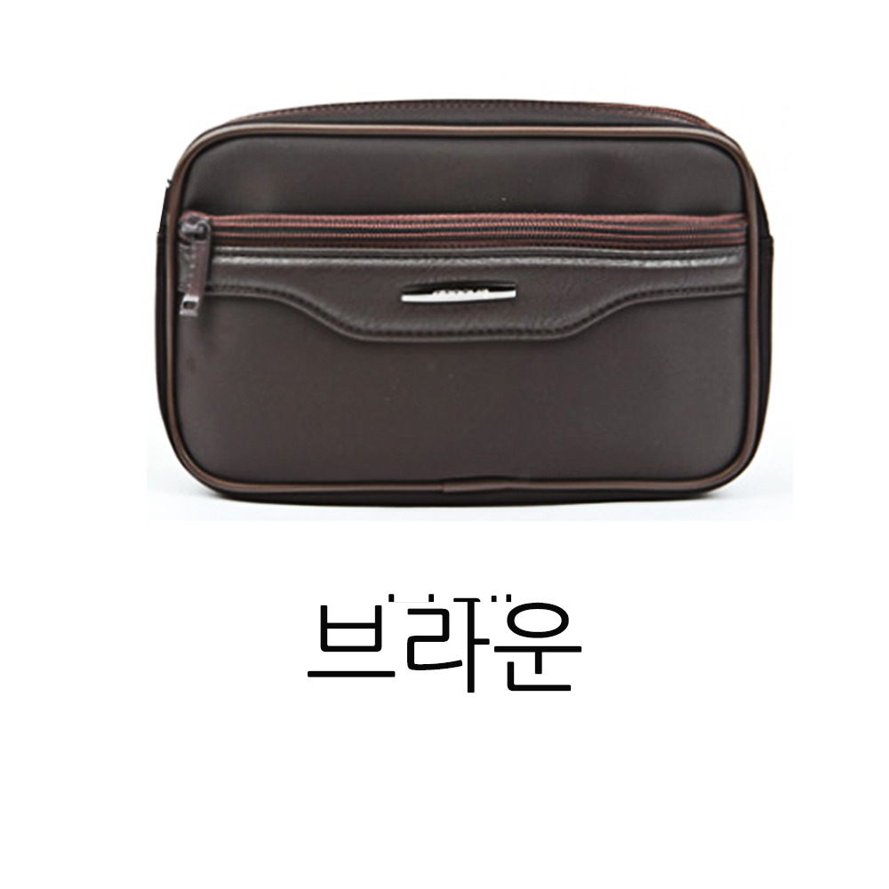 남자 가벼운 클러치백 남성 미니 핸드백 손가방 일수가방 중년 신사 중장년 맨즈백 수금가방 - 상세 이미지 3