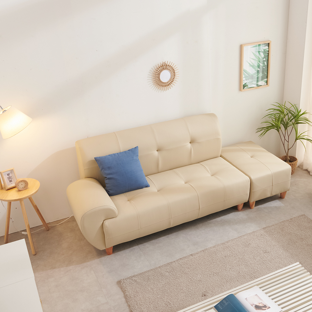 서광퍼니처 로엠 라텍스 3인용 쇼파 소파 스툴세트