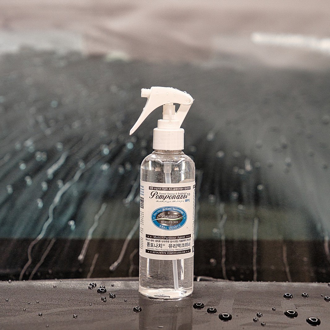 폼포나치 유리막크리너 200ml 자동차 세차 발수 유리막코팅 관리 올인원 코팅제