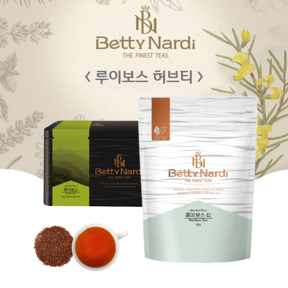루이보스차 루이보스티 잎차 허브티 리필 140g 베티나르디 - 상세 이미지 2