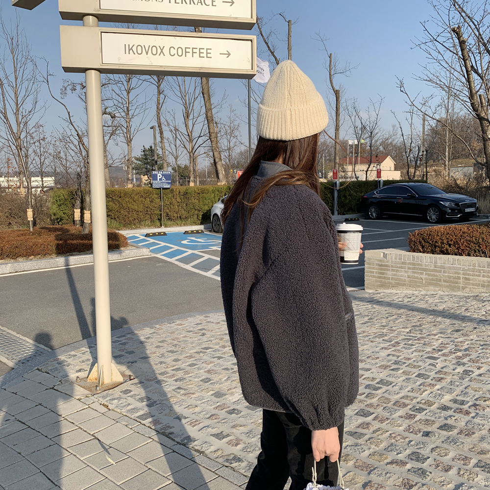 귀여운 커플 골지 무지 니트 숏비니 롱비니 겨울 대두 빅사이즈 남자 여자 비니 모자