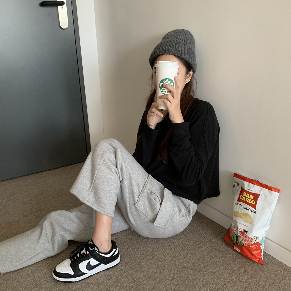 귀여운 커플 골지 무지 니트 숏비니 롱비니 겨울 대두 빅사이즈 남자 여자 비니 모자